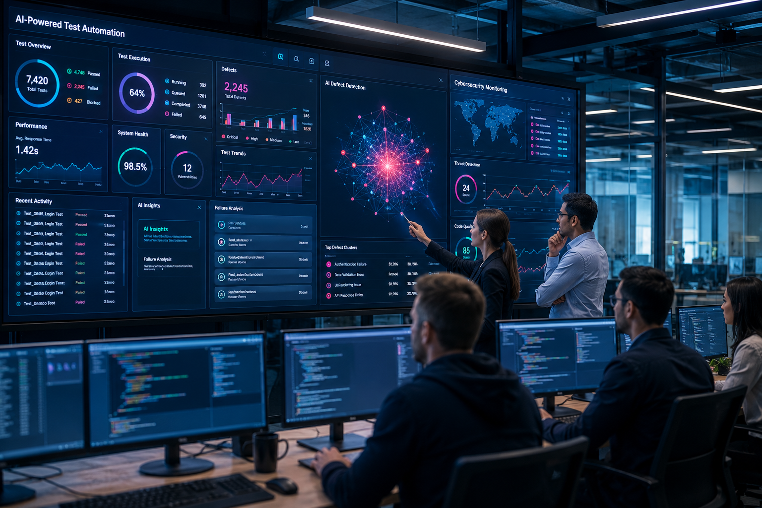 Future of AI software development with autonomous coding and intelligent automation