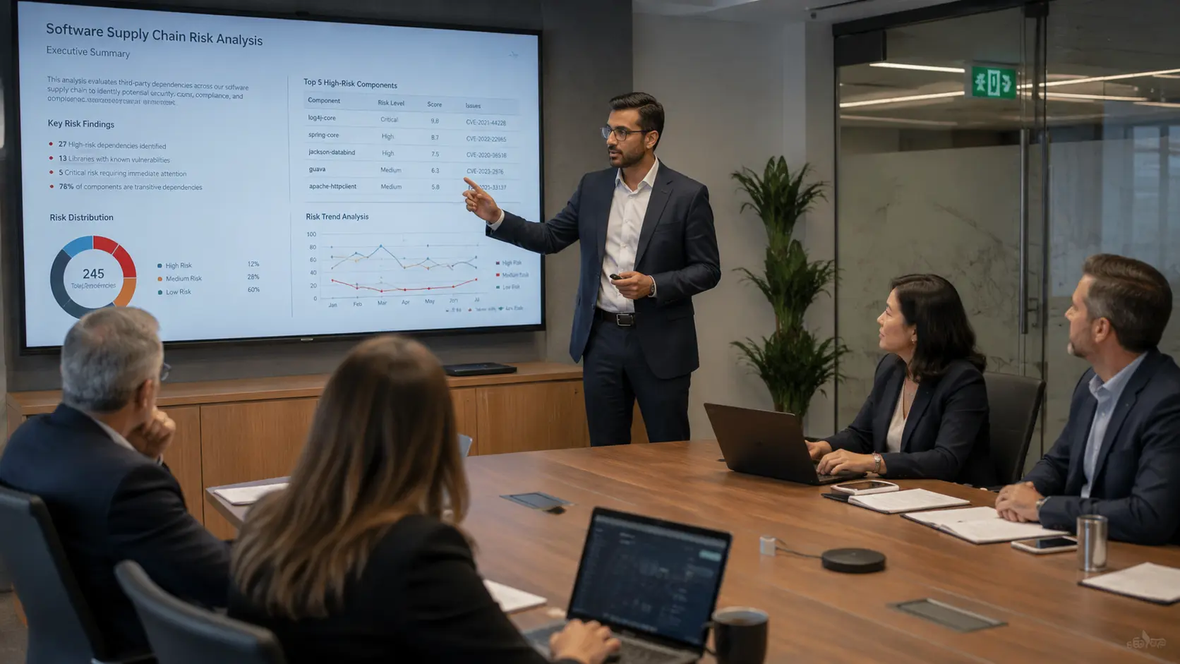Backslash Security platform helping organizations improve software supply chain visibility and cybersecurity risk management.
