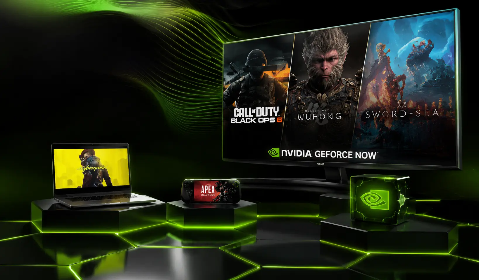 NVIDIA Stock Prediction 2026 showing NVDA stock chart with AI technology and semiconductor graphics