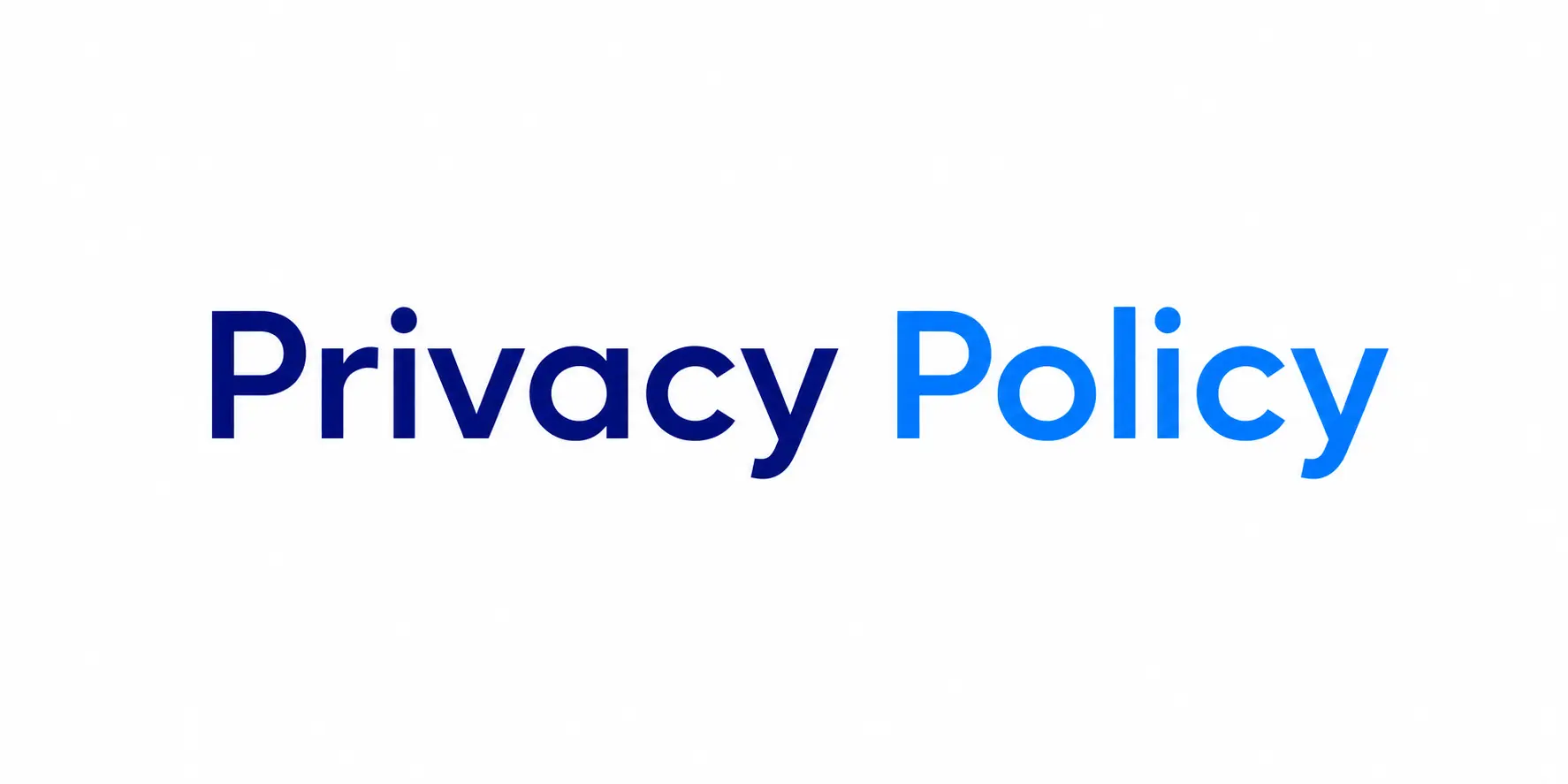 Privacy Policy
