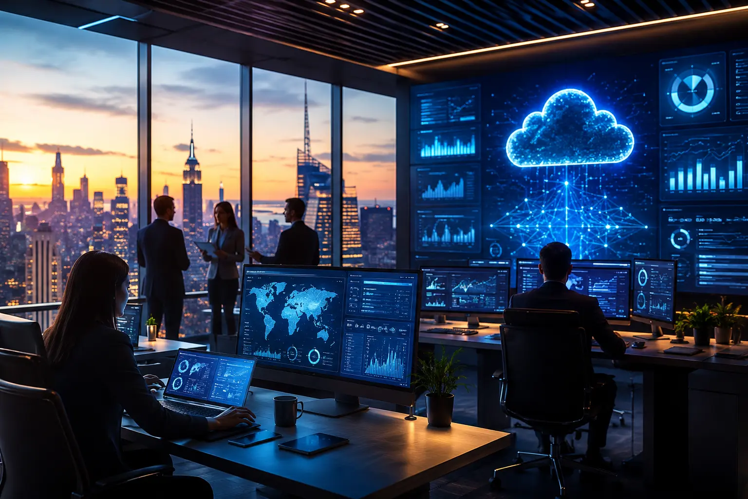 "Oracle enterprise technology ecosystem featuring cloud infrastructure, AI, database solutions, ERP software, and secure business applications driving digital transformation for modern organizations."