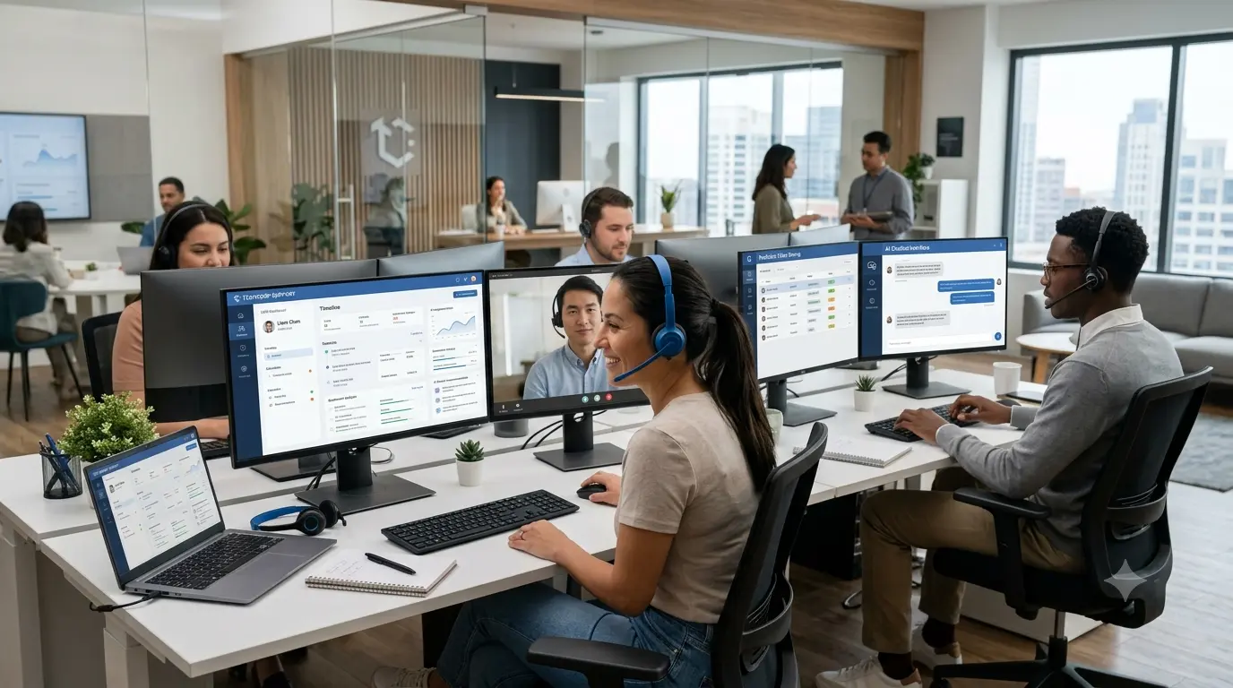 Intelligent workflows using AI automation to streamline business processes, improve productivity, optimize operations, and accelerate digital transformation in modern enterprises.