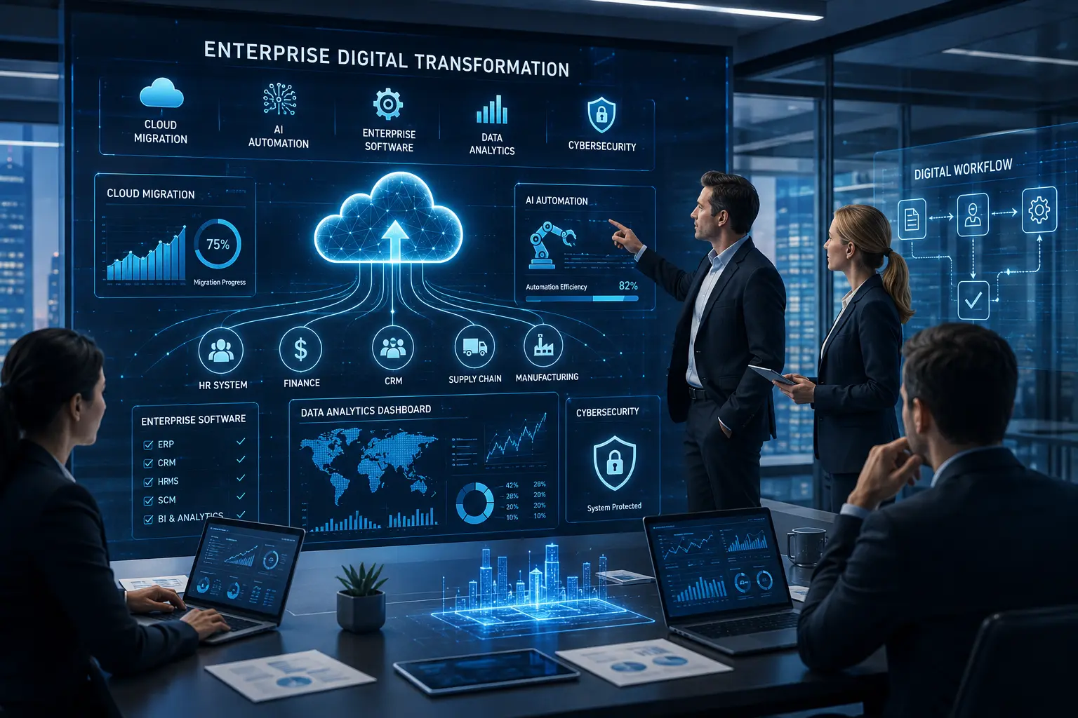 Cloud computing infrastructure and digital transformation services by ScienceSoft USA Corporation