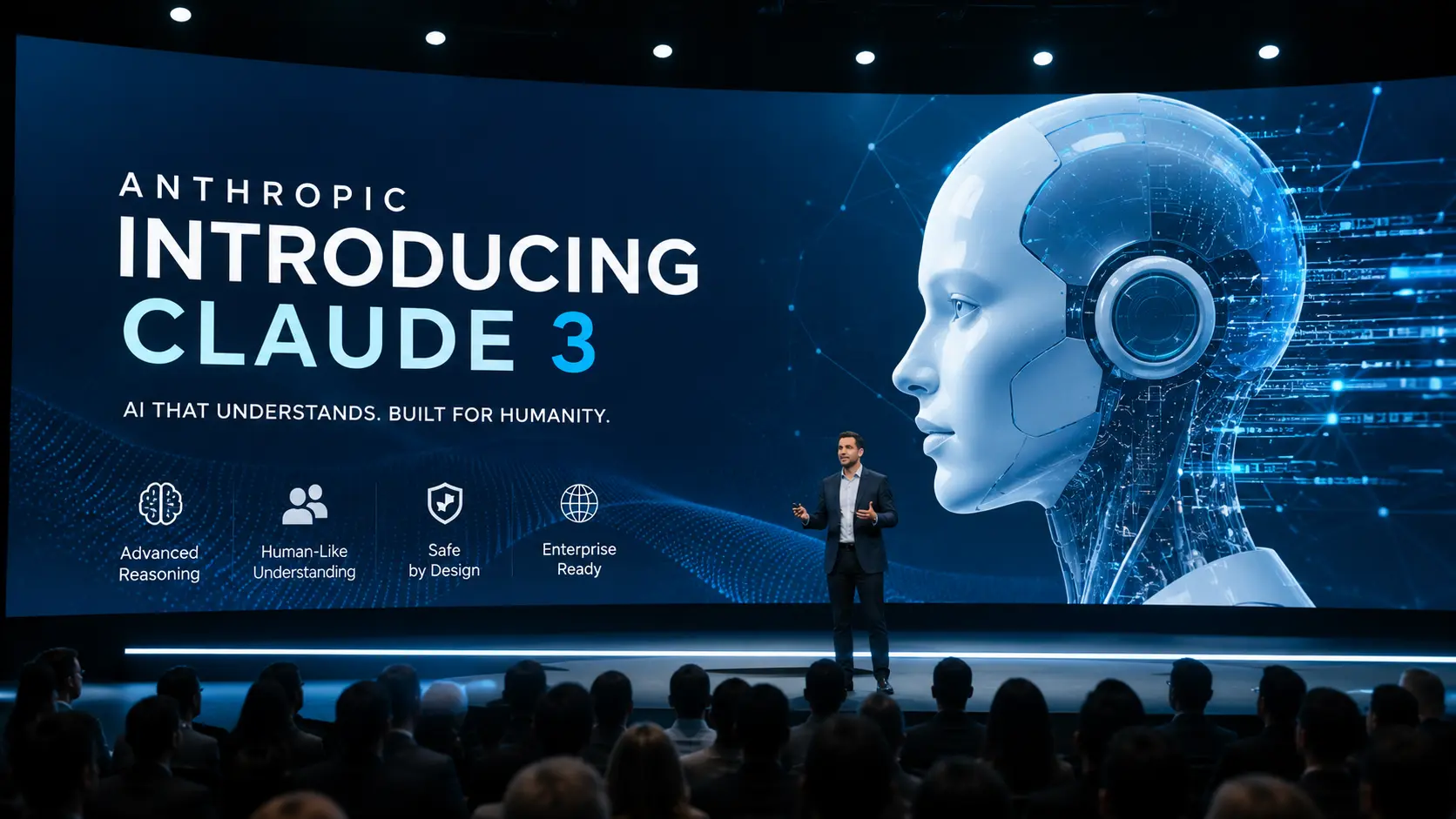 Anthropic Claude AI technology powering enterprise artificial intelligence solutions for American businesses