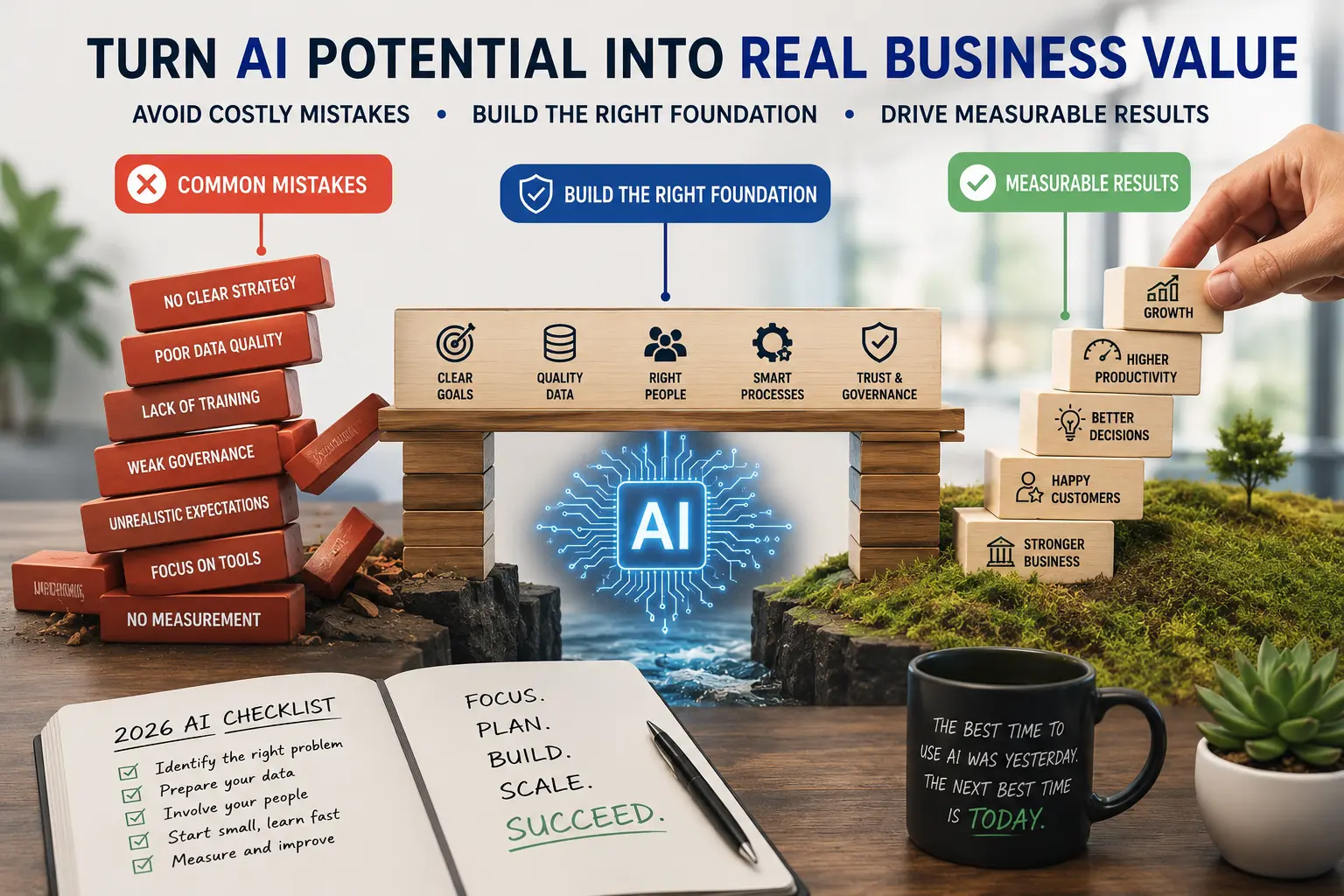 AI business strategy and common mistakes U.S. companies should avoid in 2026